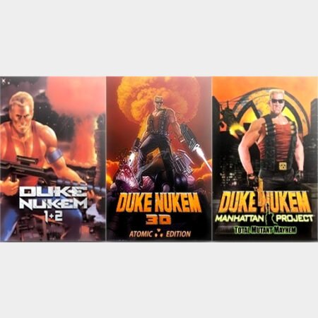 Duke Nukem 1, 2, 3D e Project Manhatan (4 jogos!)