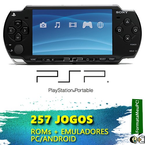 Todos Os Jogos Psp + Emulador Pra Android - Games (Digital Media