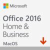 Office 2016 Home & Businness (16.16) multi-idiomas 64 bits para macOS 10.10 Yosemite ou superior (instalador original)