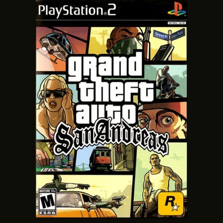 Grand Theft Auto San Andreas / GTA San Andreas (jogo para PlayStation 2 ou emulador)