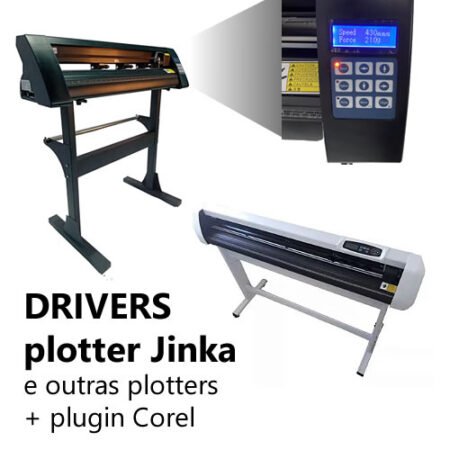 Drivers para plotter Jinka (compatível com outras plotters) + plugin KW Cut para CorelDRAW