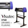 Plotter Visutec V740: drivers + plugin CorelDRAW 12 ao X8 + plugin Illustrator CS4 ao CS6