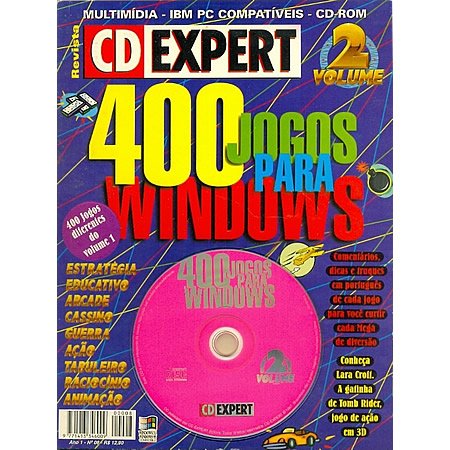 Revista CD EXPERT nº 08 - 400 Jogos para Windows vol. 2 (1997) (ISO + PDF)