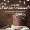 Cupom de 2 anos de downloads pelo preço de 1 ano