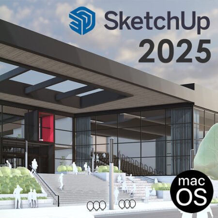 SketchUp Pro 2025 multi-idiomas para macOS 12 ou superior
